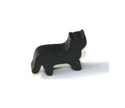 Tout Pour le Jeu Pion Chat noir en bois pour jeu