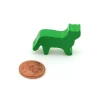 Tout Pour le Jeu Pion Chat vert en bois pour jeu 30x19x8 mm
