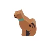 Tout Pour le Jeu Pion Chien marron en bois 15 x 14 x 10 mm