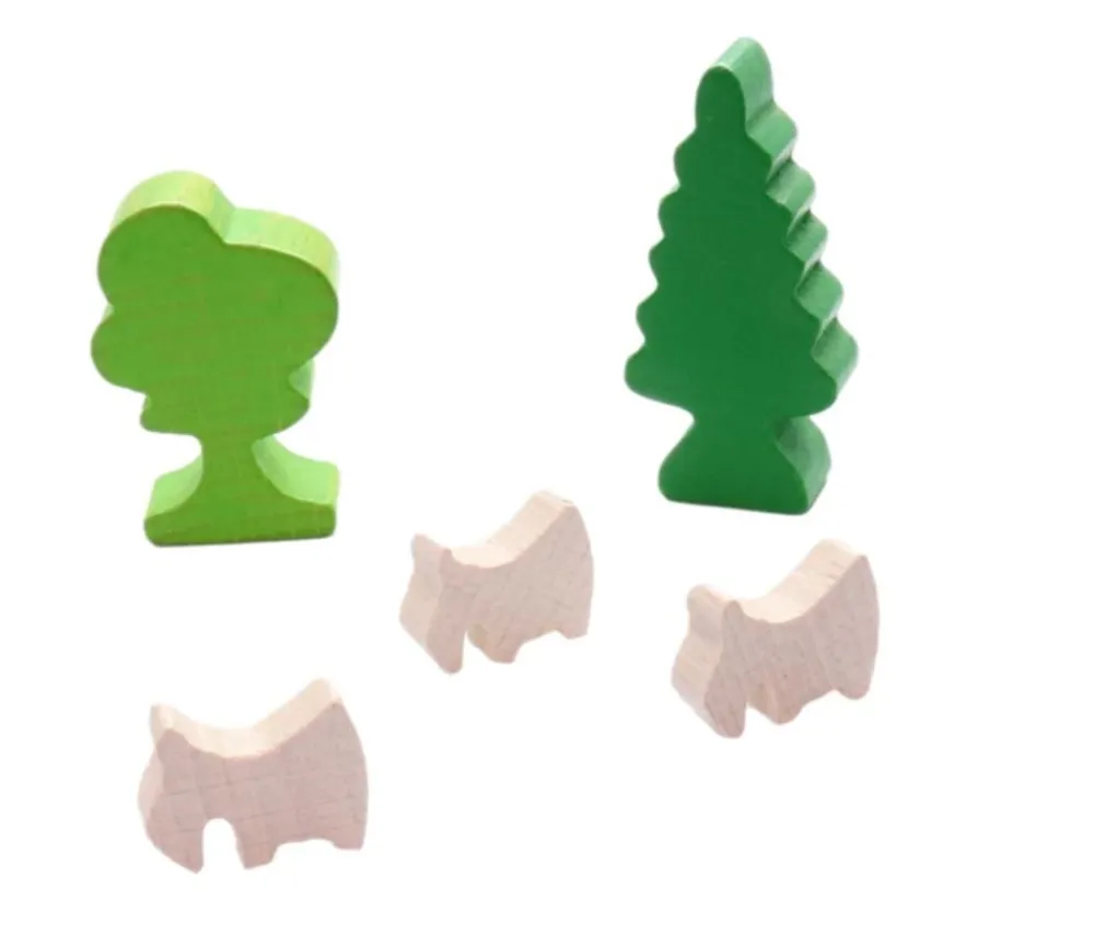 Tout Pour le Jeu Pion chèvre bouc en bois pour jeu