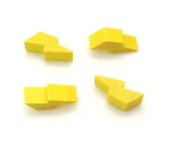 Tout Pour le Jeu Pion éclair foudre énergie 23 x 9 X 8 mm en bois