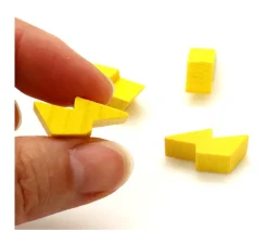 Tout Pour le Jeu Pion éclair foudre énergie 23 x 9 X 8 mm en bois