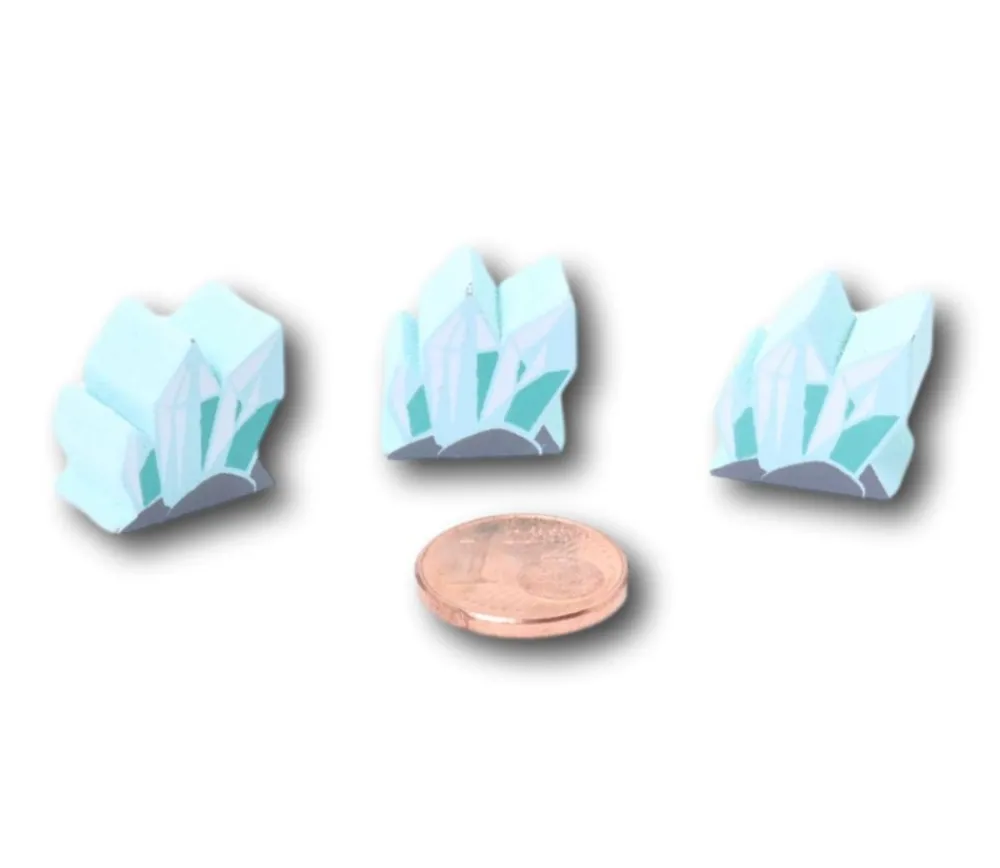 Tout Pour le Jeu Pion Cristal en bois 15 x 15 x 10 mm