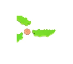 Tout Pour le Jeu Pion crocodile vert en bois