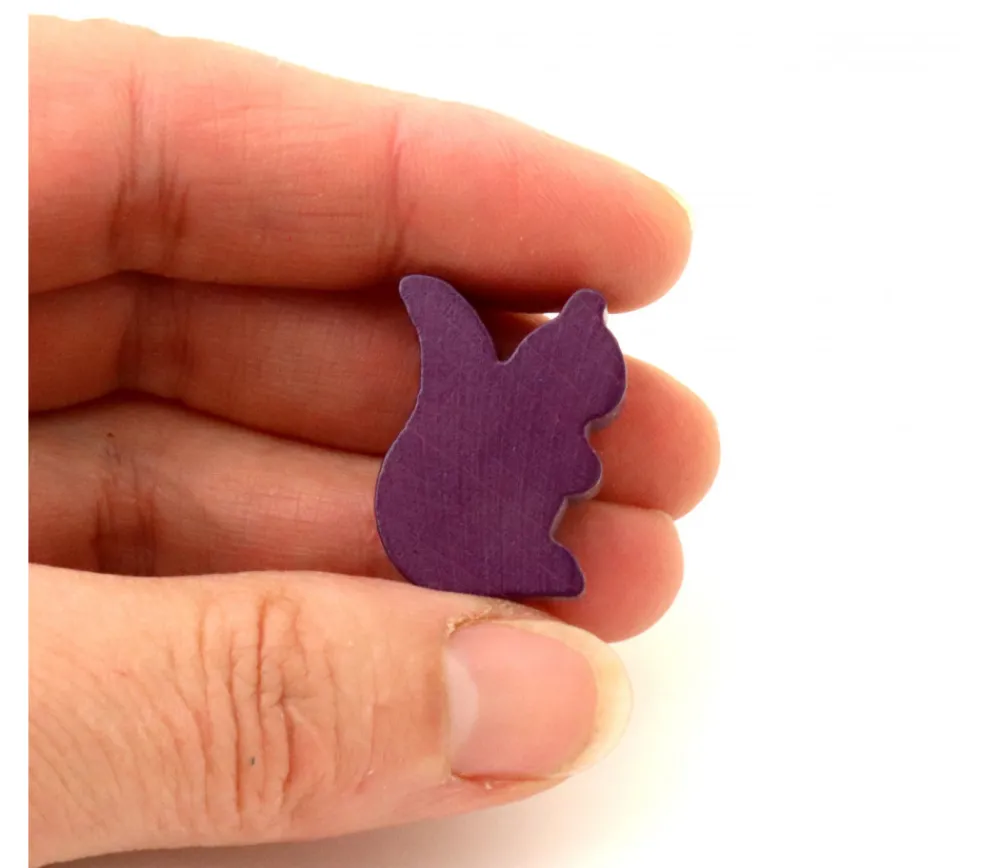 Tout Pour le Jeu Pion écureuil en bois coloré pour jeu de 25 x 19 x 8 mm à l'unité