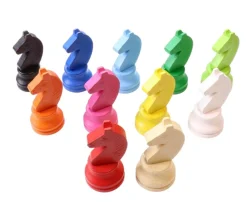 Tout Pour le Jeu Pion Dada cheval en bois de 5 cm type jeu petits chevaux