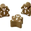 Tout Pour le Jeu Pion de jeu bonhomme pain d'épice en bois 18 x 16 x 8 mm