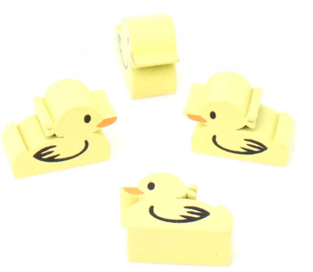 Tout Pour le Jeu Pion de jeu canard jaune en bois 15 x 22 x 10 mm