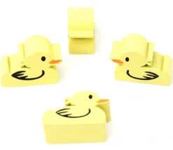 Tout Pour le Jeu Pion de jeu canard jaune en bois 15 x 22 x 10 mm