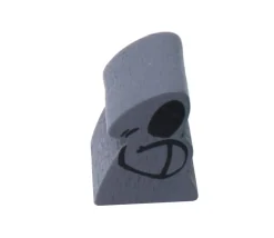 Tout Pour le Jeu Pion de jeu moine gris / mort en bois 15 x 16 x 10 mm
