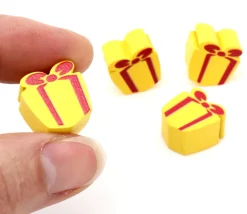 Tout Pour le Jeu Pion de jeu paquet cadeau en bois 15 x 15 x 10 mm