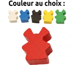 Tout Pour le Jeu Pion de jeu petit moulin 16 x 10 x 8 mm à l'unité