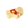 Tout Pour le Jeu Pion de jeu rouleau parchemin en bois 16 x 5 x 10 mm