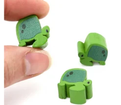 Tout Pour le Jeu Pion de jeu tortue verte en bois 16 x 16 x 10 mm
