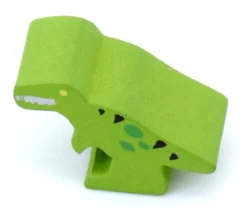 Tout Pour le Jeu Pion dinosaure T-rex vert bois 20 x 12 x 10 mm à l'unité