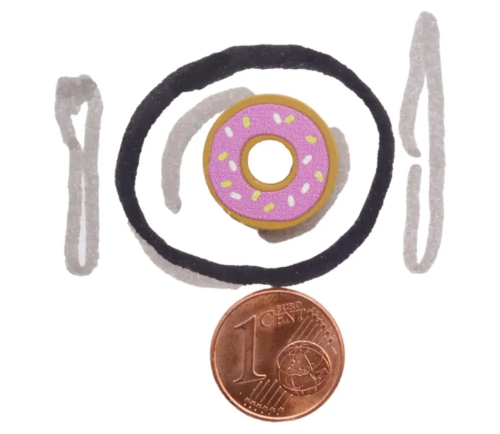 Tout Pour le Jeu Pion Donut en bois 15 x 15 x 5 mm
