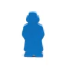 Tout Pour le Jeu Pion Détective bleu 28 x 15 mm - homme chapeau et manteau