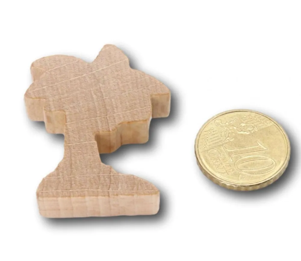 Tout Pour le Jeu Pion en bois palmier naturel 3.5 cm