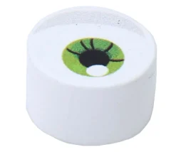 Tout Pour le Jeu Pion en bois rond œil vert Ø 16 mm