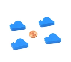 Tout Pour le Jeu Pion escargot bleu bois 30 x17 x 8 mm
