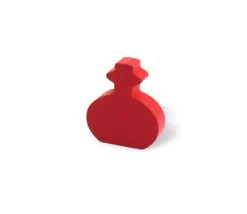 Tout Pour le Jeu Pion fiole potion 17 x 15 x 4 mm en bois à l'unité