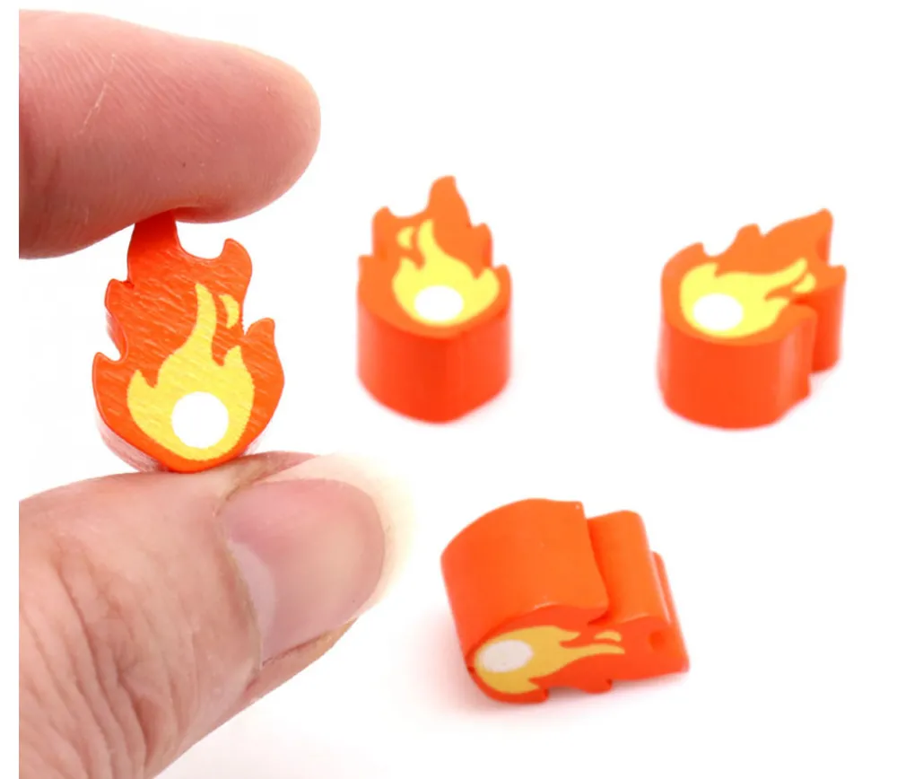 Tout Pour le Jeu Pion flamme boule de feu pour jeu 19 x 13 x 5 mm