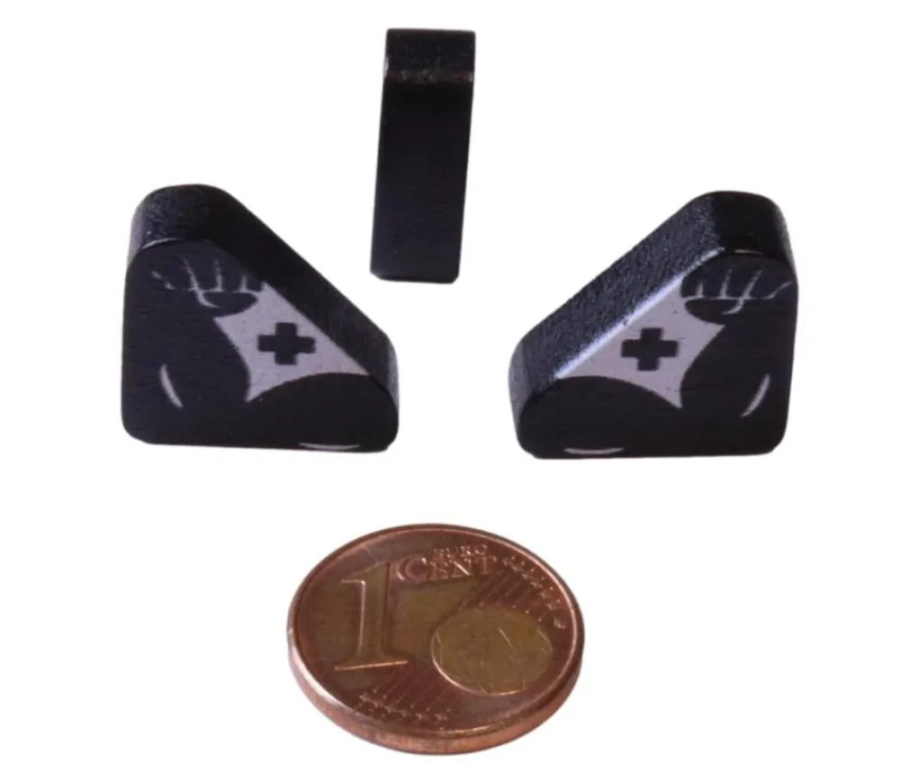 Tout Pour le Jeu Pion Force en bois - bras de fer 16 x 12 x 5 mm