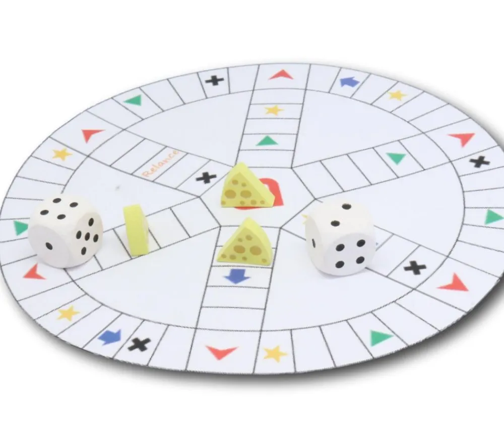 Tout Pour le Jeu Pion Fromage en bois 16 x 15 x 5 mm