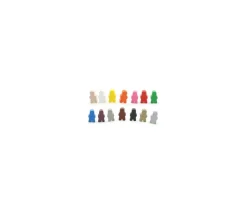 Tout Pour le Jeu Pion garçon en bois bonhomme meeple 14 x 24 X 8 mm personnage à l'unité