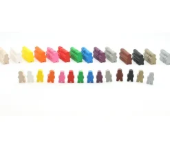 Tout Pour le Jeu Pion garçon en bois bonhomme meeple 14 x 24 X 8 mm personnage à l'unité