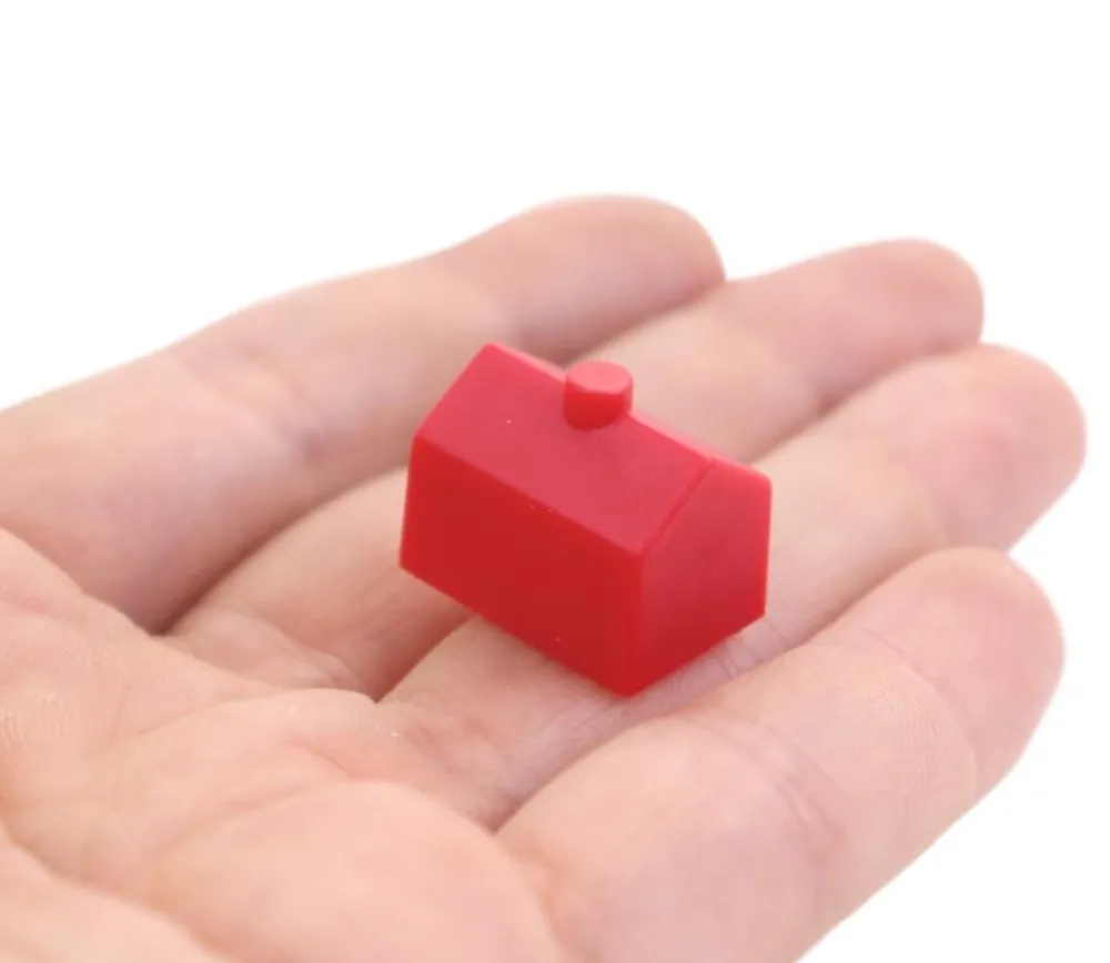Tout Pour le Jeu Pion hotel rouge en plastique 19 x 13 X 13 mm