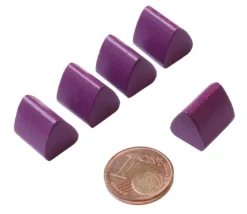 Tout Pour le Jeu Pion hutte / tente en bois violet 12 x 11 x 10 mm