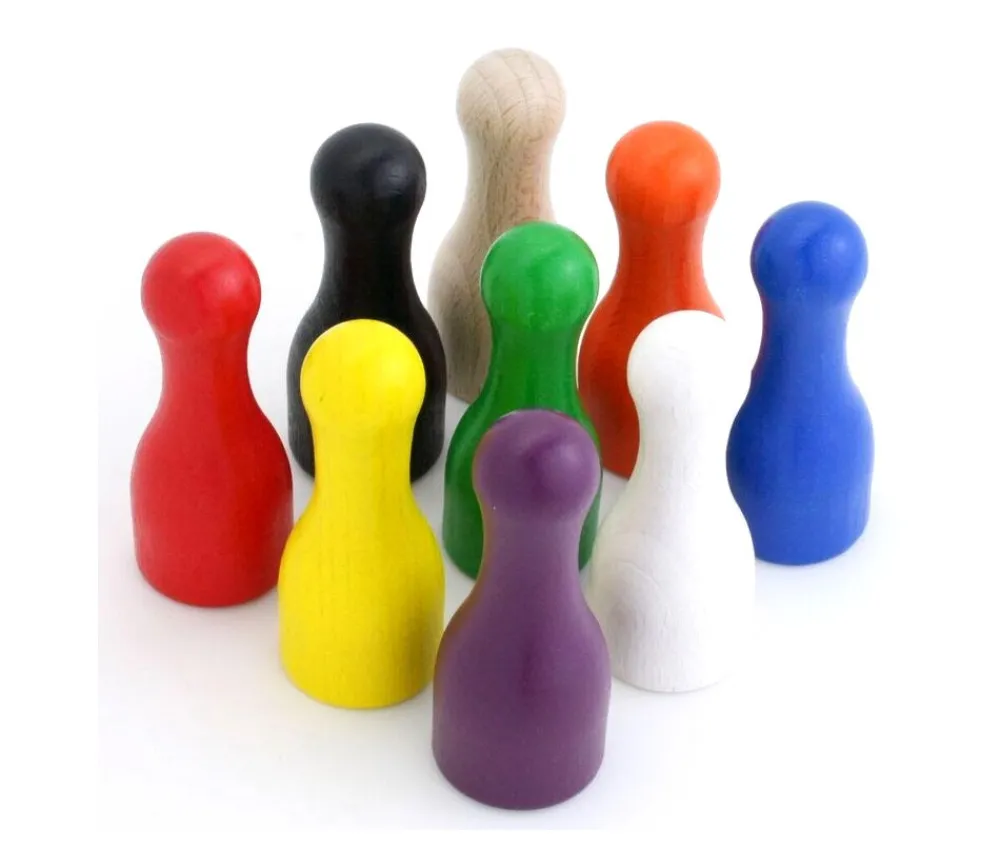 Tout Pour le Jeu Pion joueur grand 25x60 mm en bois - 6 cm à l'unité