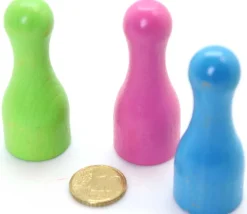 Tout Pour le Jeu Pion joueur grand 25x60 mm en bois - 6 cm à l'unité