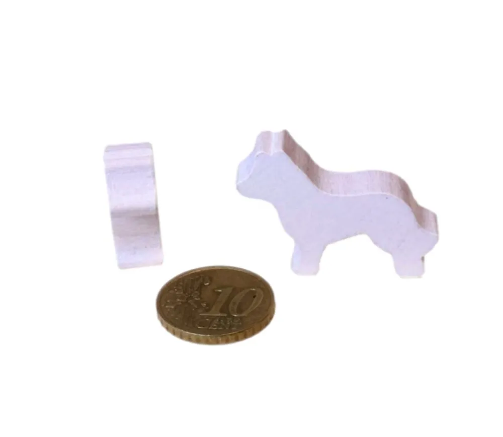 Tout Pour le Jeu Pion loup / chien bois 34 x 25 x 8 mm