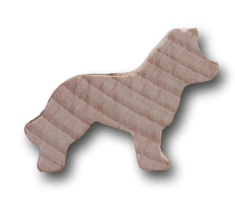 Tout Pour le Jeu Pion loup / chien bois 34 x 25 x 8 mm