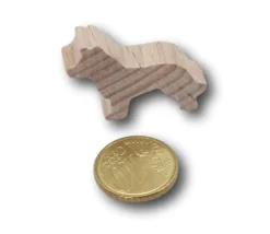 Tout Pour le Jeu Pion loup / chien bois 34 x 25 x 8 mm
