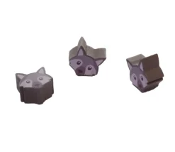 Tout Pour le Jeu Pion Loup en bois pour jeu 15 x 14 x 8 mm