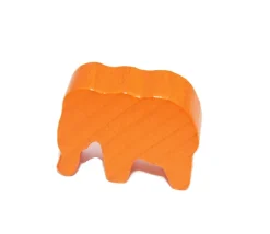 Tout Pour le Jeu Pion éléphant orange en bois 37 x 28 x 14 mm