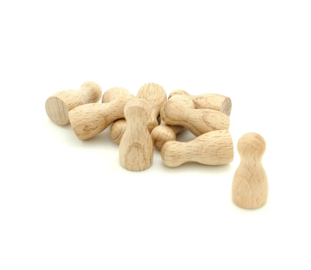Tout Pour le Jeu Pion M bois 15x30 mm pour jeux à l'unité