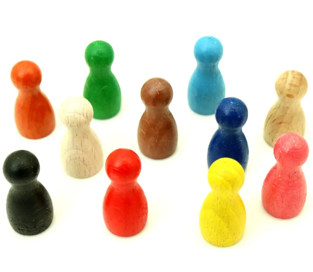Tout Pour le Jeu Pion M bois 15x30 mm pour jeux à l'unité