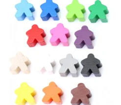 Tout Pour le Jeu Pion meeple original personnage en bois type carcassone