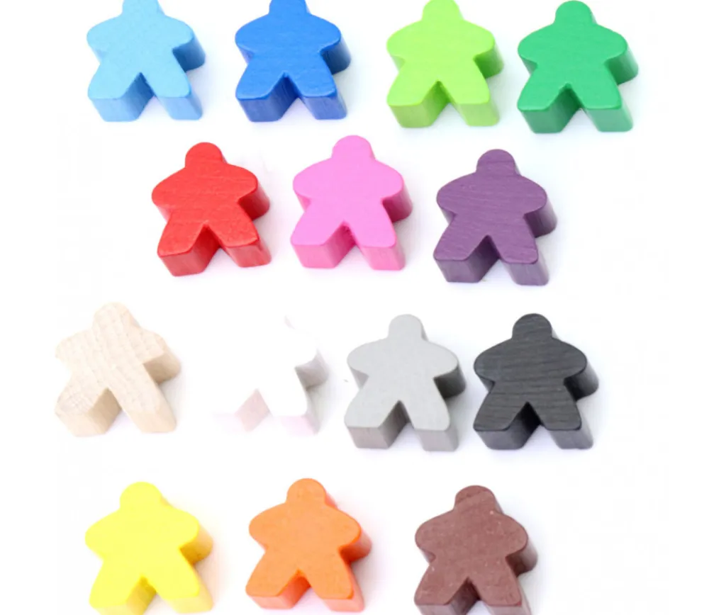Tout Pour le Jeu Pion meeple original personnage en bois type carcassone