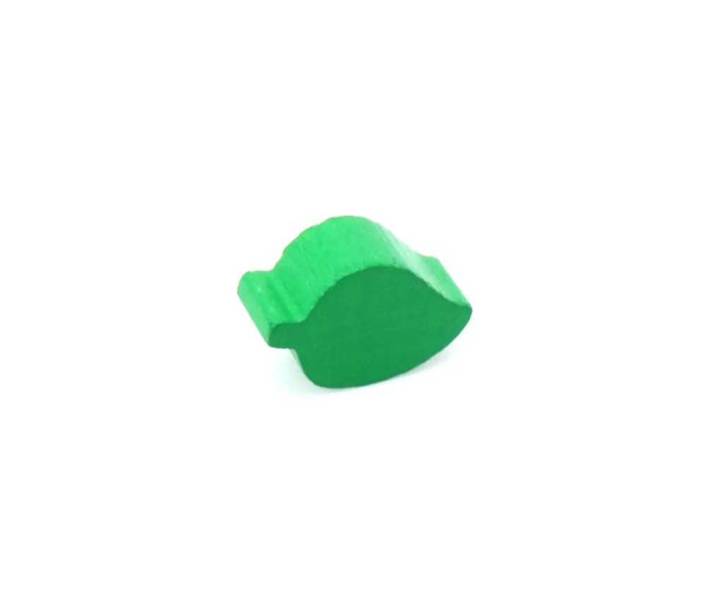 Tout Pour le Jeu Pion mini Feuille en bois coloré 20 x 14 x 8 mm pour jeux