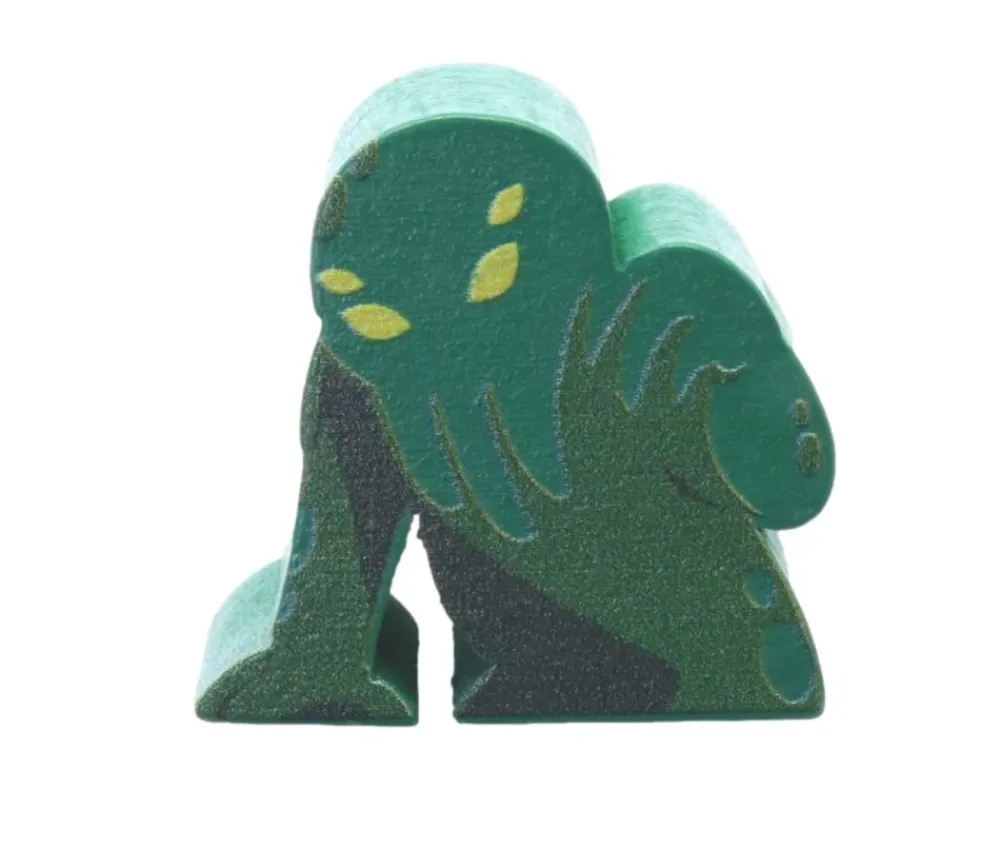 Tout Pour le Jeu Pion Monstre Cthulhu en bois 30 x 30 x 15 mm