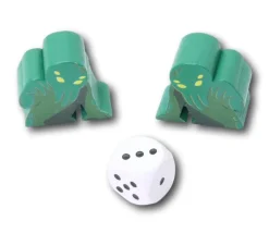 Tout Pour le Jeu Pion Monstre Cthulhu en bois 30 x 30 x 15 mm