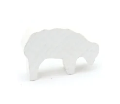 Tout Pour le Jeu Pion mouton blanc 40x28x10 mm en bois pour jeu de société