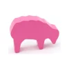 Tout Pour le Jeu Pion mouton rose 40x28x10 mm en bois pour jeu de société
