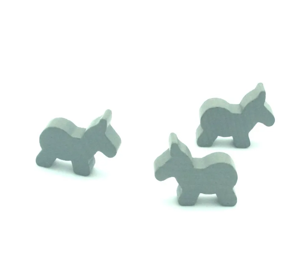 Tout Pour le Jeu Pion âne gris 25 x 22 x 7 mm