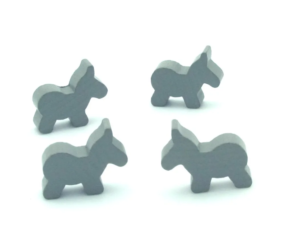 Tout Pour le Jeu Pion âne gris 25 x 22 x 7 mm